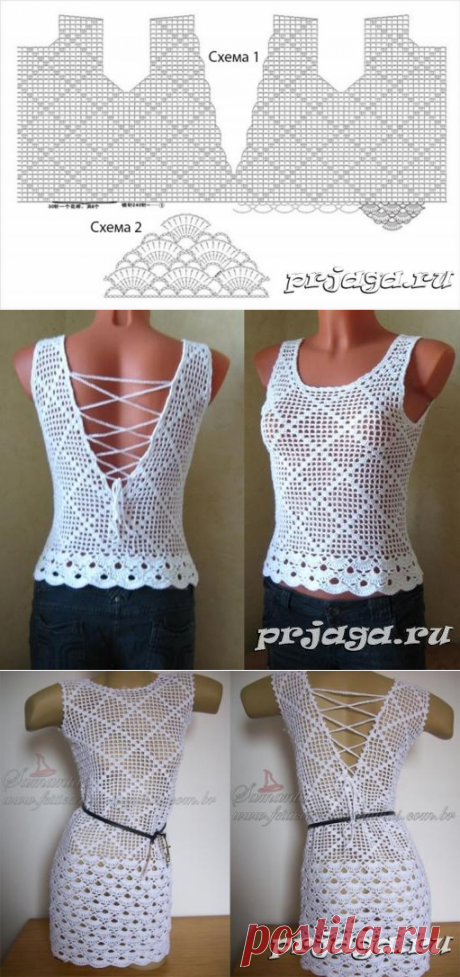 Женское летнее платье крючком от Samanta