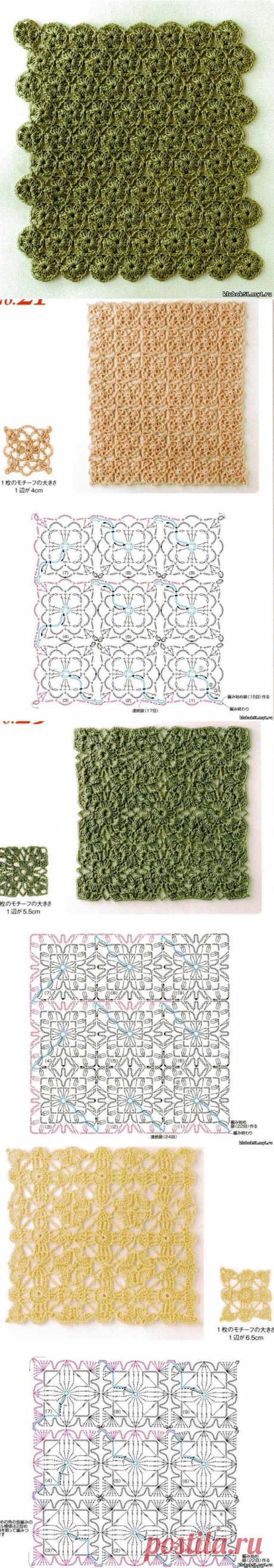 схемы для безотрывного вязания