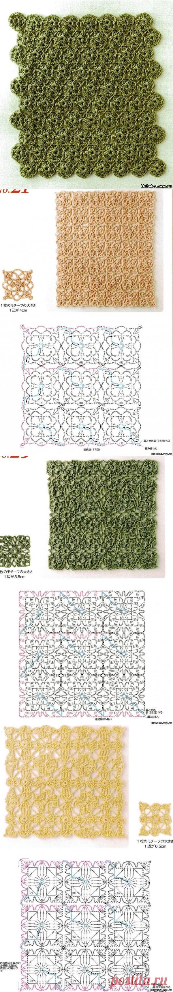 схемы для безотрывного вязания