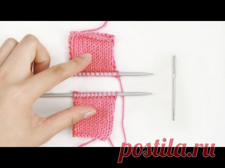 How to Seam with Kitchener Stitch - YouTube