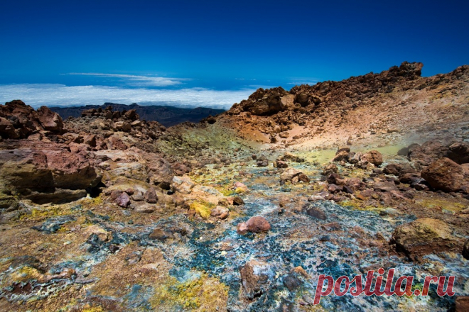 Пейзажи на территории Nacional de El Teide не оставят равнодушным никого. - Путешествуем вместе