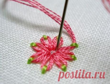 Stitch Fun: Daisy Stitch in Two Colors, Take Two