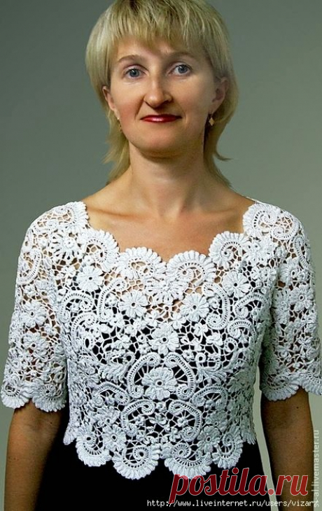 Irish crochet &amp;: Отделка края в изделиях из Ирландского кружева