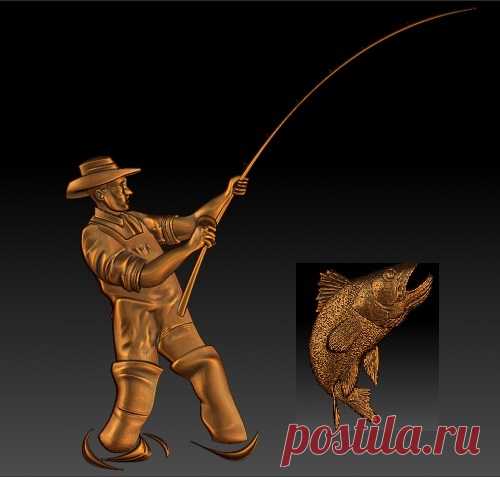 памятник рыбак под заказ от 25000 
89045471839