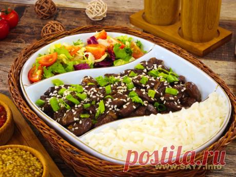 Куриные сердечки в соусе терияки. Предлагаю вашему вниманию еще один вариант приготовления куриных сердечек. Сердечки получаются очень нежные, ароматные. На гарнир можно приготовить рис, картофель или овощной салат. Из указанного количества ингредиентов получается 6-8 порций.