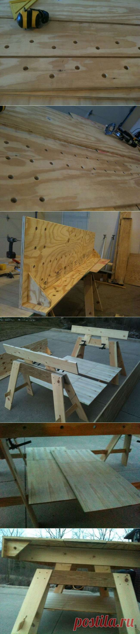 Верстак столярный складной