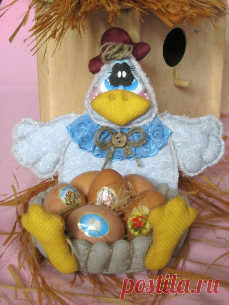 Пасхальная курочка.МК от Дины Пискун