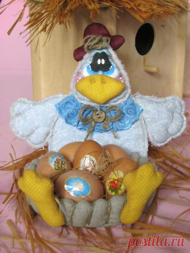 Пасхальная курочка.МК от Дины Пискун