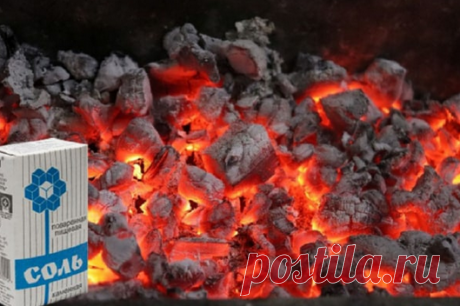 Советы опытного шашлычника: посыпаем угли в мангале солью... Огонь успокаивается, и мясо больше не пригорает! Каждый знаком с проблемой, когда сок с мяса в мангале начинает капать на угли, и моментально появляется...