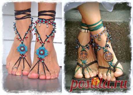 Цыганские напевы &quot;barefoot sandals&quot; (подборка) / Обувь /