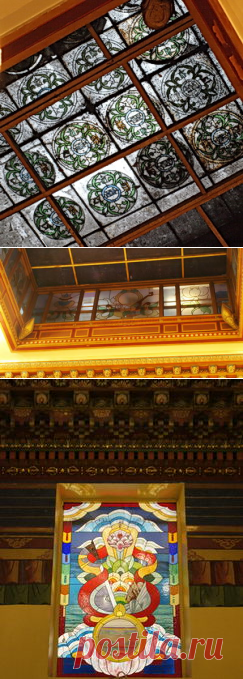 Новости -Новые витражи в буддийском храме Санкт-Петербурга