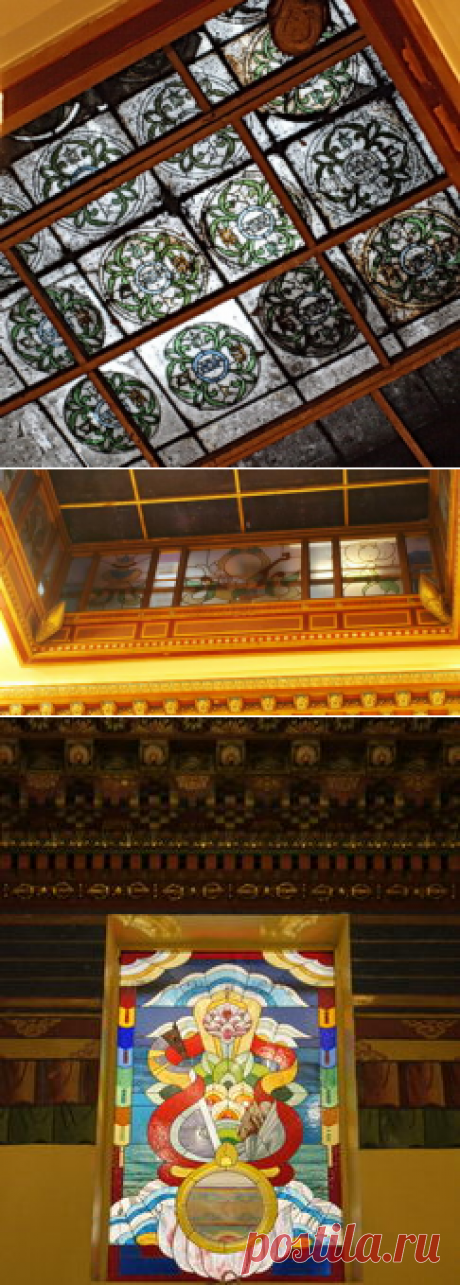 Новости -Новые витражи в буддийском храме Санкт-Петербурга