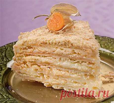 Торт Наполеон по-домашнему, десерт. Пошаговый рецепт с фото на Gastronom.ru