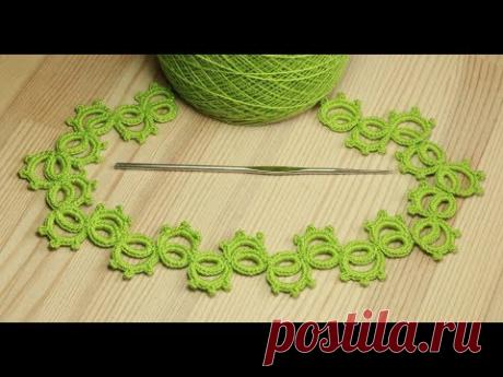 Ленточное кружево фриволите вязаное крючком мастер класс - crochet lace