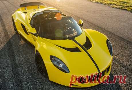 Быстрейшая машина планеты: 2016 Hennessey Venom GT Spyder | Чёрт побери