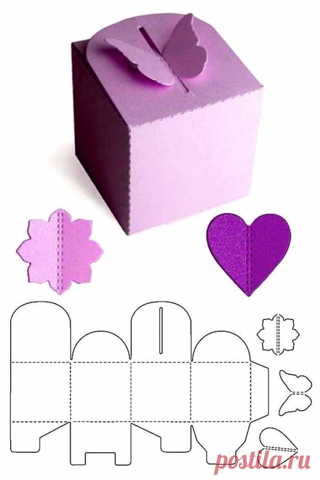 Шаблоны коробочек — DIYIdeas