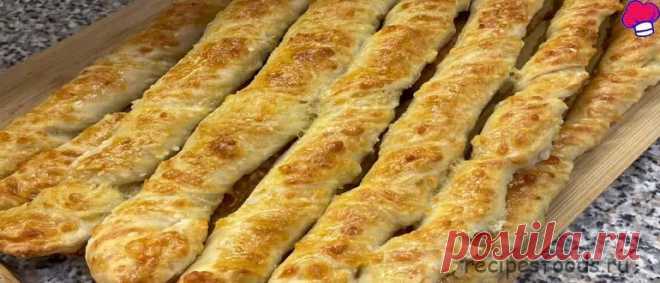 Сырные палочки, вкусная альтернатива обычному хлебу