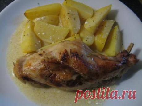 Лимонный кролик с шафраном и имбирем. | 4vkusa.ru