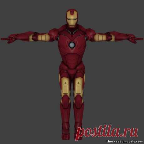 Iron Man Free 3D Model - .obj .dae - Free3D