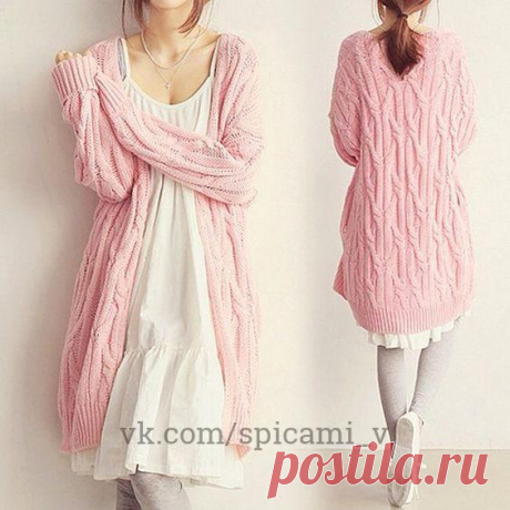 Уютный кардиган &amp;mdash; Сделай сам, идеи для творчества - DIY Ideas