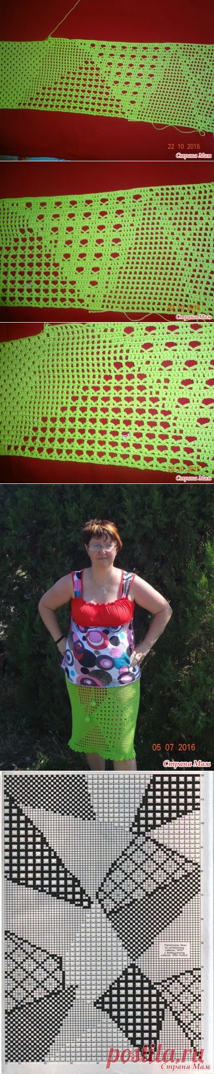 юбочка крючком... - Вязание - Страна Мам