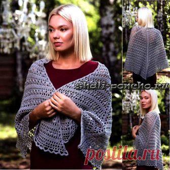 Шаль из секторов