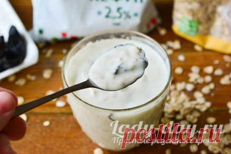 Кефир с черносливом, овсянкой и льняным маслом для похудения: рецепт | Простые рецепты с фото