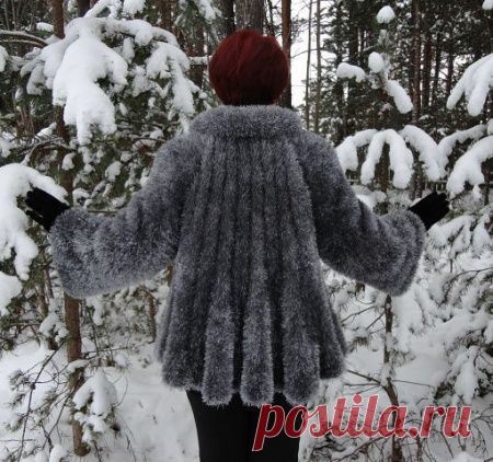 Вязаные шубки из травки спицами. Модный вариант » Петля, вязание, вязание для женщин, вязание для мужчин, вязание для детей, вязание для дома, вязаные игрушки, узоры, вышивание, бисероплетение