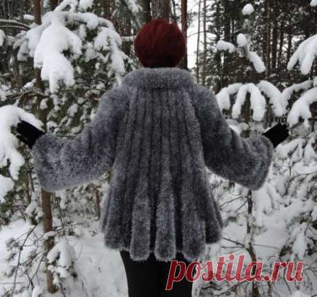 Вязаные шубки из травки спицами. Модный вариант » Петля, вязание, вязание для женщин, вязание для мужчин, вязание для детей, вязание для дома, вязаные игрушки, узоры, вышивание, бисероплетение