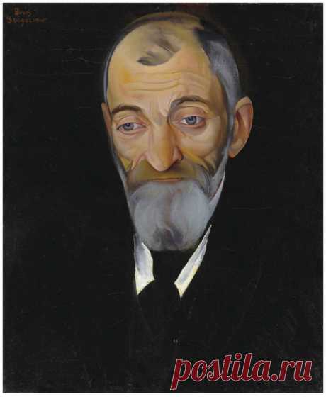 Борис Григорьев. Портрет Льва Шестова