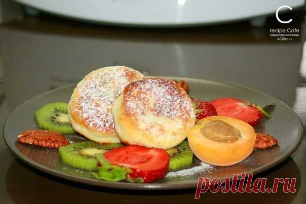 Сырники с фруктами | Готовим вместе