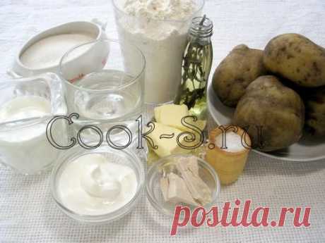 Шаньги с картошкой - Пошаговый рецепт с фото | Выпечка