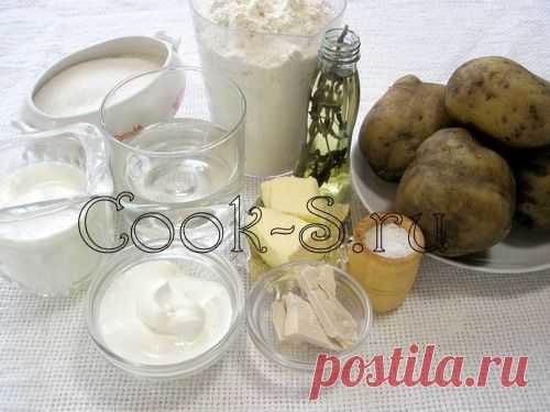 Шаньги с картошкой - Пошаговый рецепт с фото | Выпечка