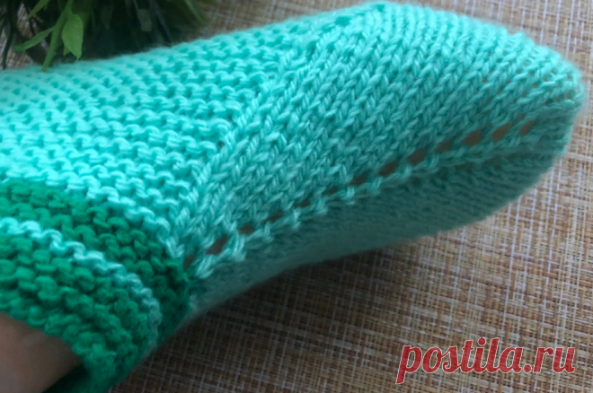 Новая модель следков (ботильонов) в форме листа, лёгкая в исполнении | Вязание и Рукоделие | Яндекс Дзен