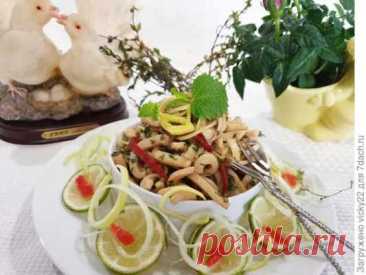 Быстрые маринованные кальмары — Домашняя кулинария
