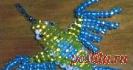 Колибри из бисера параллельным плетением. Схема Колибри из бисера птица объемная параллельным плетением. Схема