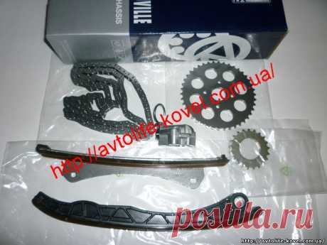 Комплект ГРМ (шестерня + цепь), 1.3 D/JTD/CDTI, Fiat Doblo, Fiorino, Opel Combo, RUVILLE