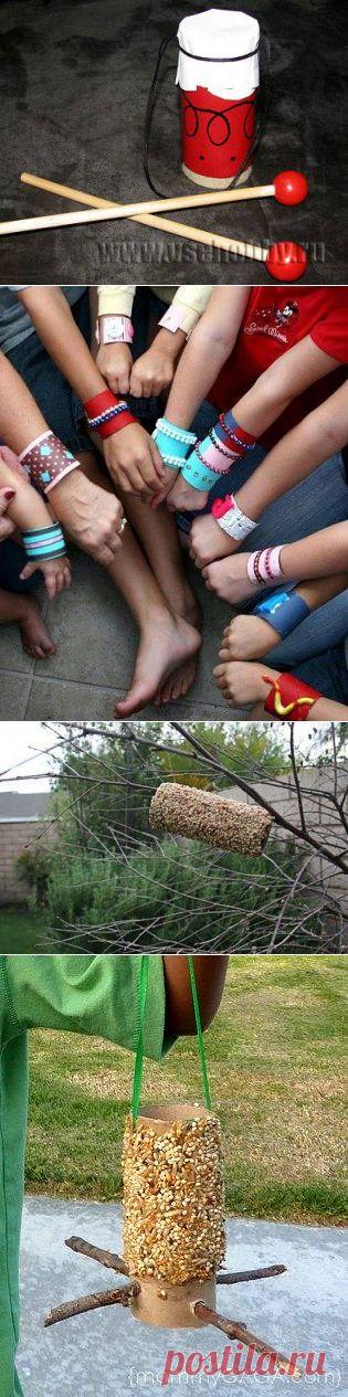 На что сгодятся рулончики от туалетной бумаги подборка идей