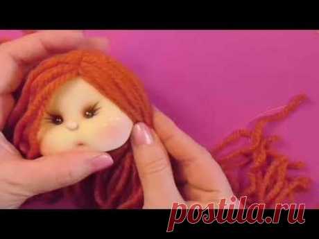 muñeca de comunion ,peinado 4/5,manualilolis, video- 75 - YouTube