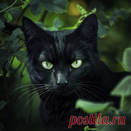 Черные кошки: Приметы, Мифы и Интересные Факты | Человек. Собака. Кот. | Дзен