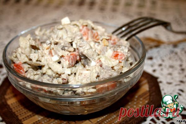 Салат печеночный - кулинарный рецепт