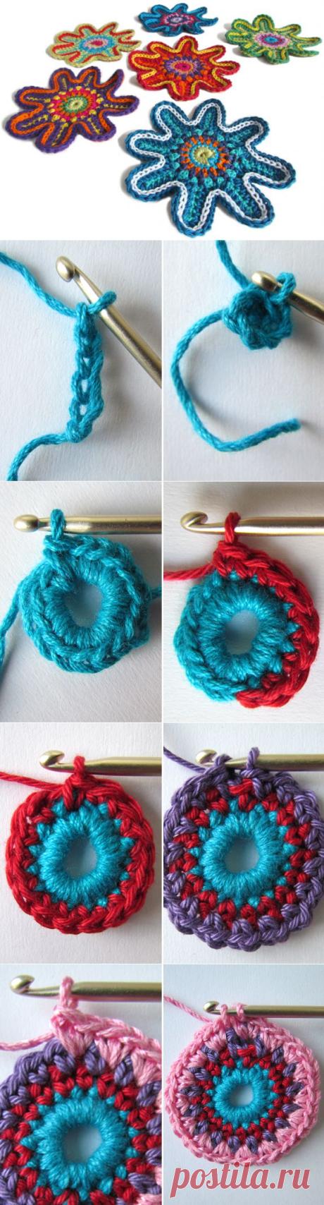 Handwerkjuffie.nl: Tutorial: BLOEM haken