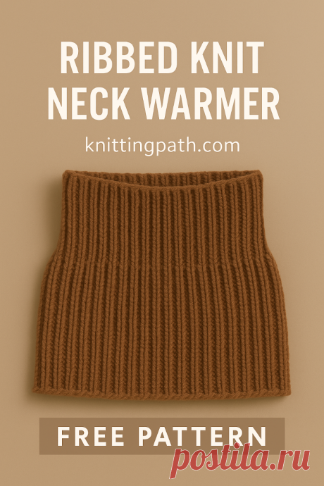 Ribbed Knit Neck Warmer