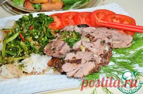 Жареные листья салата в соевом соусе – кулинарный рецепт