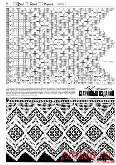 Филейная кайма - Филейное кружево - Страна Мам