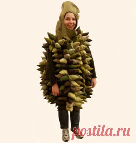 Олеся Емельянова. Стихи и загадки для детей про дуриан. 
Если на карнавале фруктов вы хотите удивить всех необычностью своего образа, то экзотический фрукт дуриан, являющийся деликатесом в Юго-Восточной Азии, как раз то, что вам нужно. А представить и защитить создаваемый образ поможет это стихотворение-визитка.