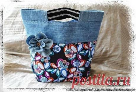 Шьем джинсовые сумочки. Идеи для вдохновения.