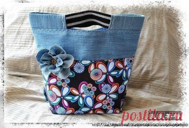 Шьем джинсовые сумочки. Идеи для вдохновения.