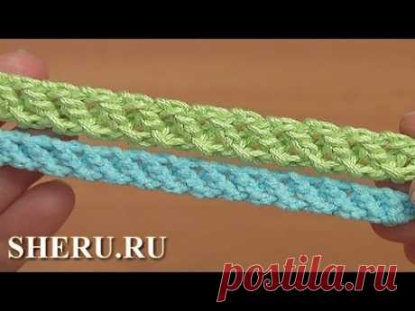 ▶ Нежный шнур гусеничка крючком Урок 97 Crochet Cord How to - YouTube