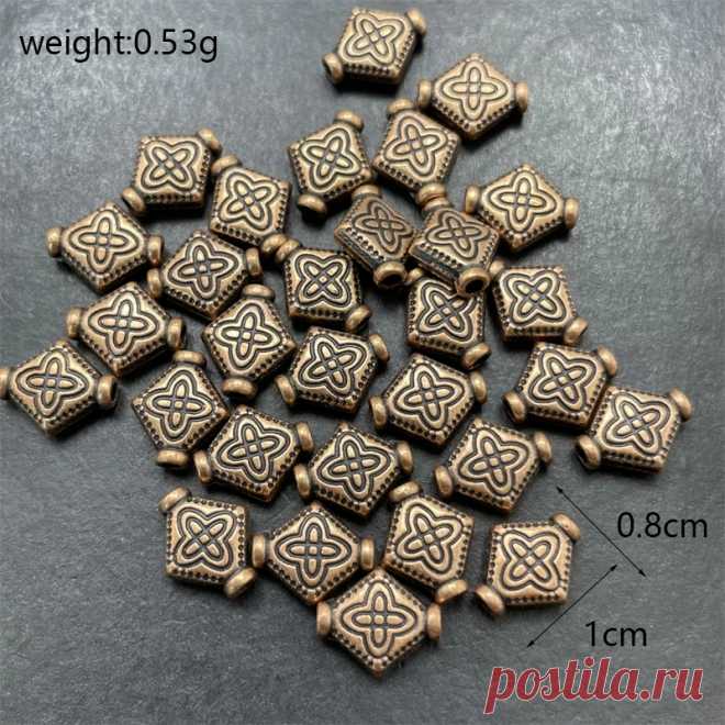 Трехцветная магнитная перфорированная прокладка из красной меди для изготовления ювелирных изделий | AliExpress